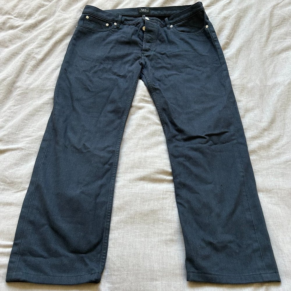 A.P.C. Black Mens Jeans - Size 35